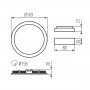 Світильник типу downlight Kanlux ROUNDA V2LED 28931