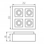 Точечный светильник Kanlux STOBI DLP 450-W 26837
