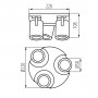 Потолочный светильник Kanlux LAURIN EL-3O W 29126