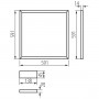 Потолочный светильник Kanlux AVAR 6060 40W-CW 26771