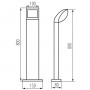 Садовый светильник Kanlux ABETE LED 36571