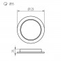 Светильник типа downlight Kanlux TAVO LED 36511