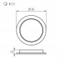 Светильник типа downlight Kanlux TAVO LED 36512