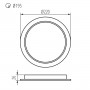 Светильник типа downlight Kanlux TAVO LED 36514