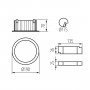 Светильник типа downlight Kanlux TIBERI PRO 35672