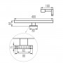 Настенный светодиодный светильник Kanlux ASTIM LED IP44 34932
