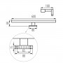 Настенный светодиодный светильник Kanlux ASTIM LED IP44 34935