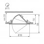 Светильник типа downlight Kanlux HIMA LED 22842