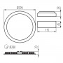 Светильник типа downlight Kanlux ROUNDA V2LED 33524