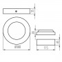 Светильник типа downlight Kanlux CARSA V2LED 33541