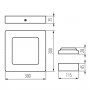 Светильник типа downlight Kanlux KANTI V2LED 33557
