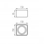 Потолочный точечный светильник Kanlux TUBEO ES 33270