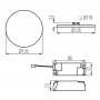 Светильник типа downlight Kanlux AREL LED 29585