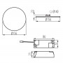 Светильник типа downlight Kanlux AREL LED 29589