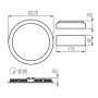 Светильник типа downlight Kanlux ROUNDA V2LED 28934