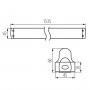 Линейный светильник для ламп T8 Kanlux ALDO 4LED 26362