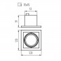 Светильник типа Downlight Kanlux MERIL DLP-50-W 26480