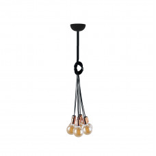 9746 Люстра Nowodvorski CABLE BLACK/COPPER VII PL
