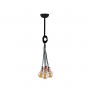 9746 Люстра Nowodvorski CABLE BLACK/COPPER VII PL