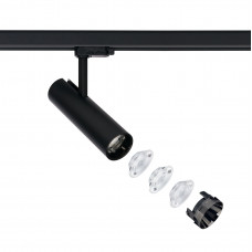 8760 Трековий світильник Nowodvorski CTLS MILO LED BLACK 25W, 3000K