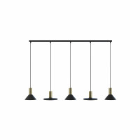 8032 Подвесной светильник Nowodvorski HERMANOS V BLACK/SOLID BRASS PL