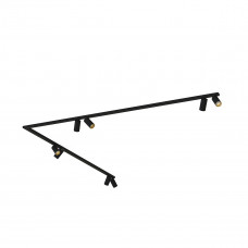 7702 Світильник Nowodvorski MONO CORNER VIII 2200 BLACK/GOLD PL