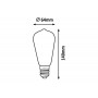 Светодиодная лампа  Rabalux Filament-LED 1358