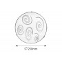 Потолочный светильник Rabalux Spiral 1822