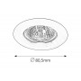 Встроенный светильник Rabalux Spot relight 1090