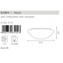 Світильник стельовий EGLO  ELLA  83404
