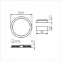 Світильник типу downlight Kanlux ROUNDA V2LED 28931