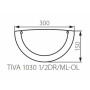 Бра Kanlux TIVA 1030 1 / 2DR / ML-SN 70740