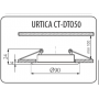 Стельовий світильник Kanlux URTICA CT-DTO50-AB 19550