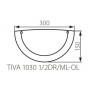 Бра Kanlux TIVA 1030 1 / 2DR / ML-DB 70741