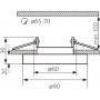Потолочный светильник Kanlux MORTA B CT-DSO50-B 22116
