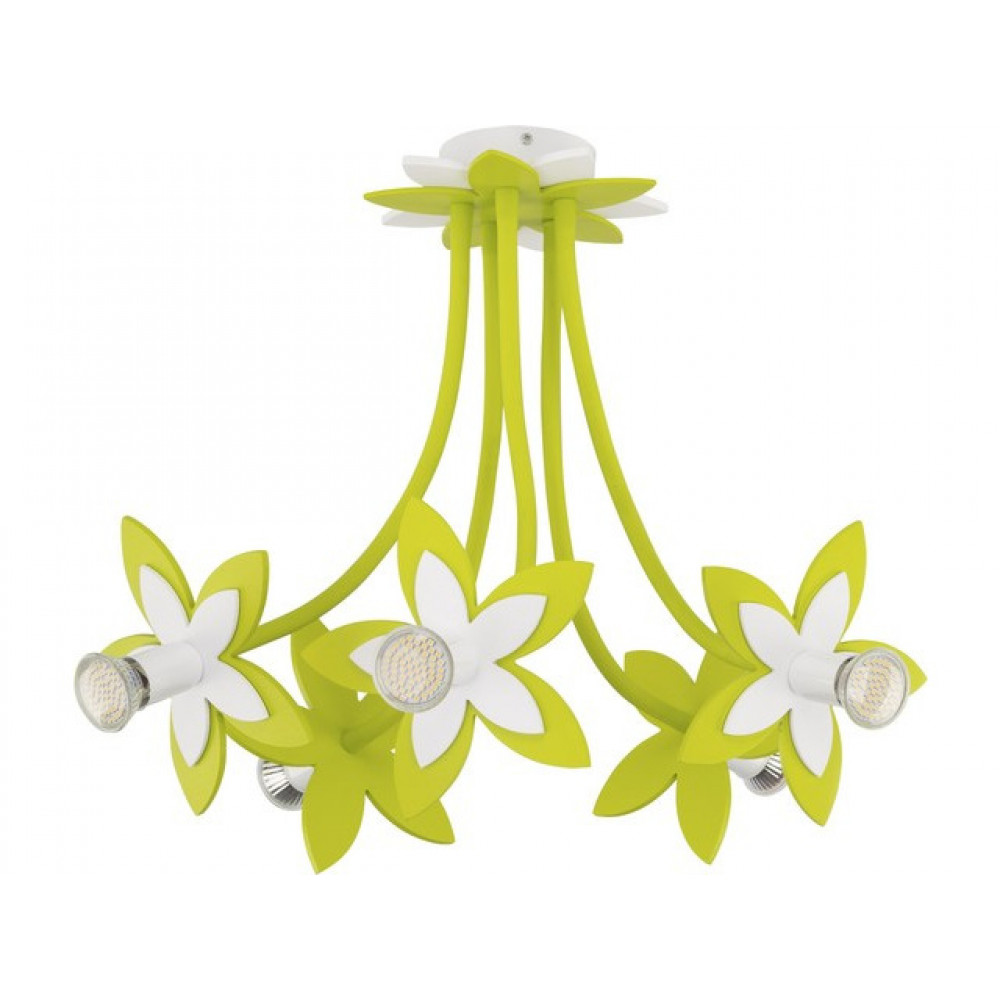 Детский светильник Nowodvorski FLOWERS GREEN V plafon 6901