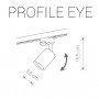 Трековий світильник Nowodvorski 9322 PROFILE EYE