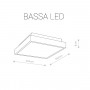 Потолочный светильник Nowodvorski 9500 BASSA LED