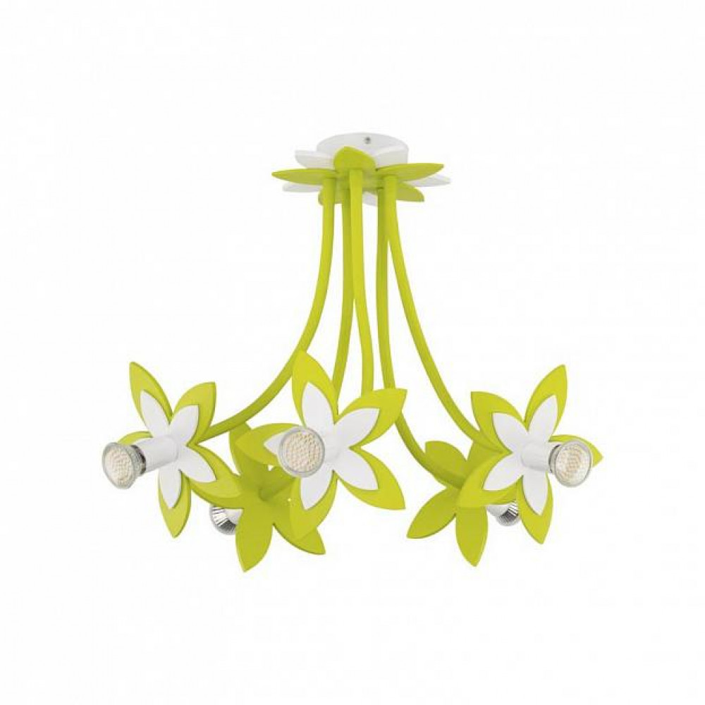 Детский светильник Nowodvorski FLOWERS GREEN V plafon 6901