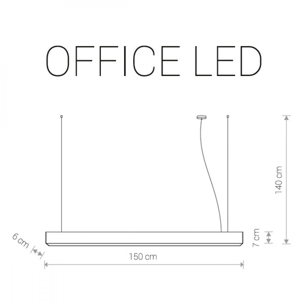 Підвісний світильник Nowodvorski 9355 Office Led