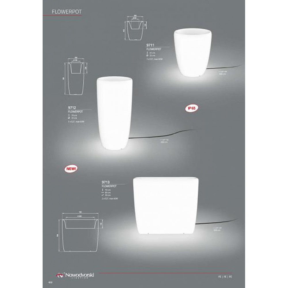 Ландшафтный светильник Nowodvorski 9713 FLOWERPOT