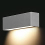 6354 Світильник Nowodvorski STRAIGHT WALL SILVER XS PL