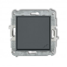 Сходовий вимикач Karlik 28MWP-3 матовий графіт