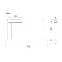 Деревянный LED светильник Vela Rafter 30Вт (Wi-Fi/DIM/CCT)