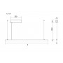 Линейный светильник VELA LED VL-3537  1200мм 40Вт
