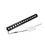 Встроенный LED светильник VELA Grille-15 30W 3000K черный