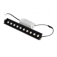 Встроенный LED светильник VELA Grille-10 3000К черный