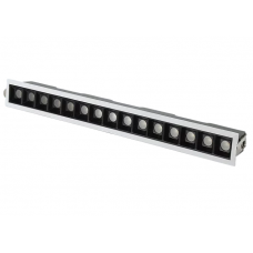 Вбудований LED світильник VELA Grille-15 3000К білий