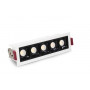 Вбудований LED світильник VELA Grille-5 10W 3000К білий