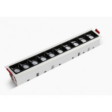 Вбудований LED світильник VELA Grille-10 3000К білий